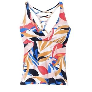 Prana Atalia Tankini‎ Top-UPF 50+ Tropics Size Médium New